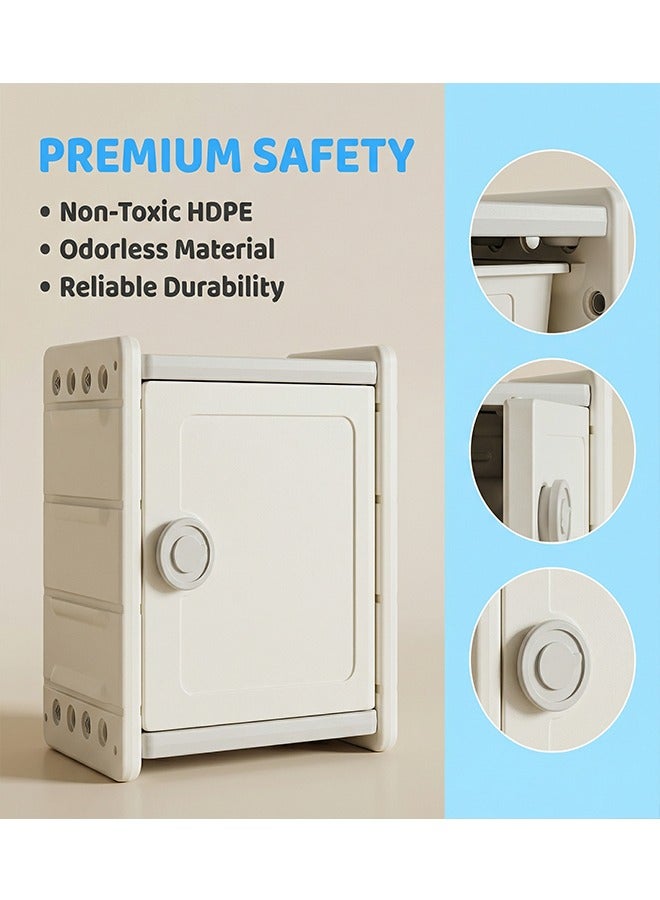 بيوينتي رف تخزين الحافلات للأطفال منظم صناديق لعبة للأطفال الكبيرة صناديق تخزين للأطفال صناديق لعبة السيارة رف تخزين لعبة للأطفال منظم صندوق لعبة لغرفة الألعاب للأطفال - Image 5